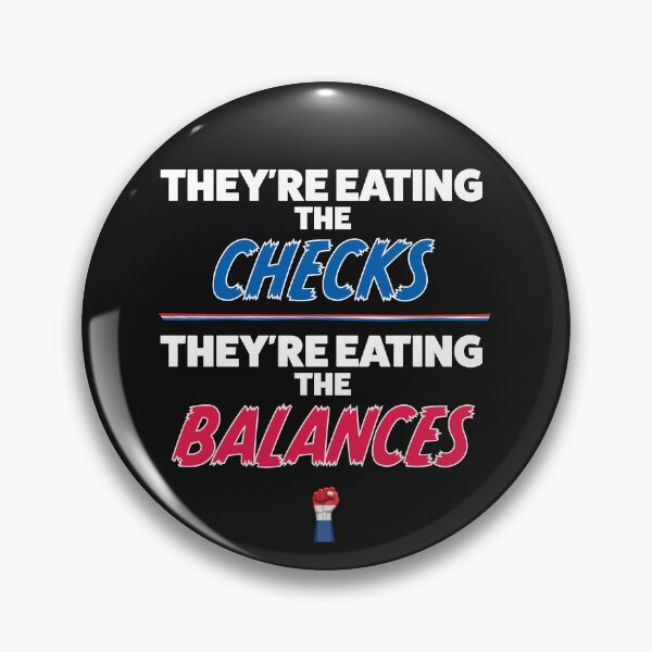 Item preview, They're Eating The Checks. They're Eating The Balances. designed and sold by Crane Swing.