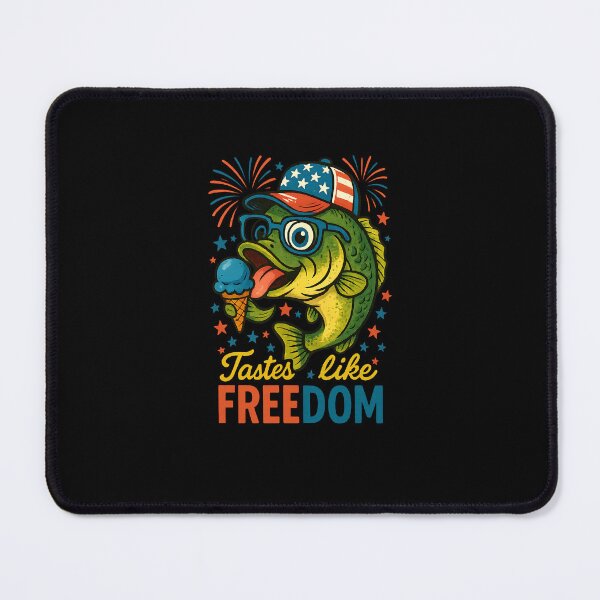 Item preview, Funny Usa Fishing Tastes Like Freedom 4th Of July America designed and sold by facegm.
