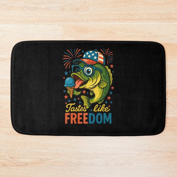 Item preview, Funny Usa Fishing Tastes Like Freedom 4th Of July America designed and sold by facegm.