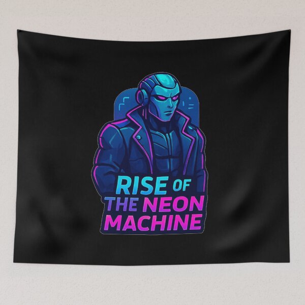 Item preview, Rise Of The Neon Machine designed and sold by okiiskandarart.