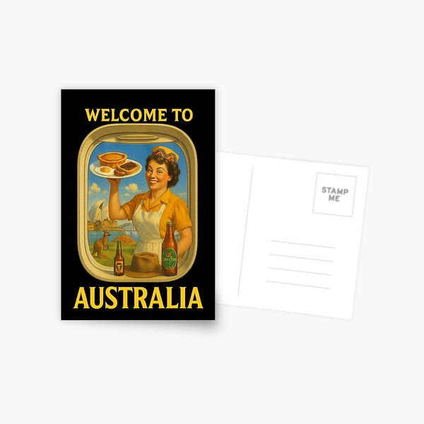 Item preview, Welcome to Australia – Whimsical Travel Art | Part of the “Welcome To” World Collection designed and sold by lapart.