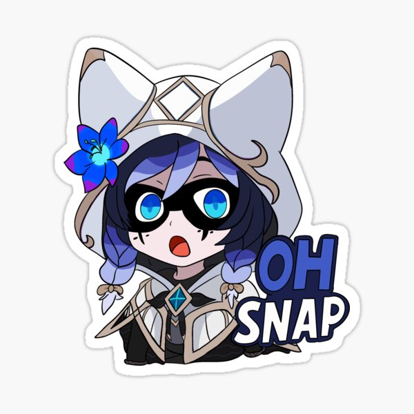 Item preview, Snuffy Mario Party Style Sticker "OH SNAP" designed and sold by Valcristortiz.