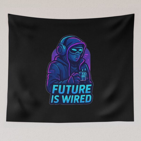 Item preview, Future Is Wired designed and sold by okiiskandarart.