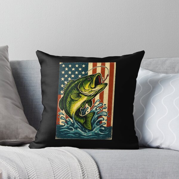 Artikelvorschau, Herren 4. Juli Angeln Shirts für Männer Bass Fisherman Camo entworfen und verkauft von facegm.