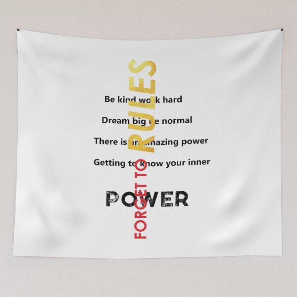 Item preview, Forget to Rules Fashion Slogan  designed and sold by KARTICK DUTTA.