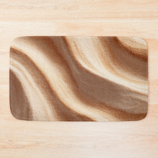 Item preview, Warm Beige Oak & Sand Flow - Minimalist Abstract Art designed and sold by lematworks.