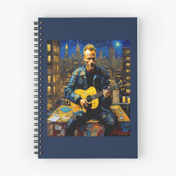 Item preview, "Urban Poet: Sting's Nighttime Serenade in NYC" designed and sold by Artisticanvas.