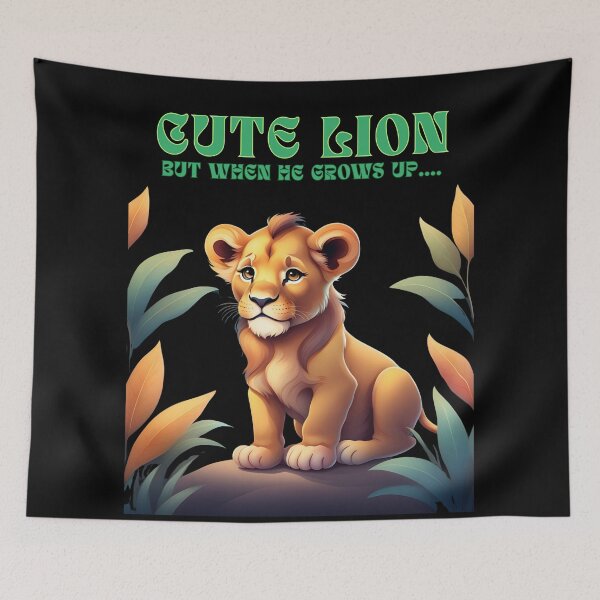 Item preview, Cute lion  designed and sold by 4Dart.