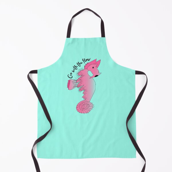 Item preview, Go With The Flow Pink Seahorse by Everything Eli designed and sold by EverythingEli.
