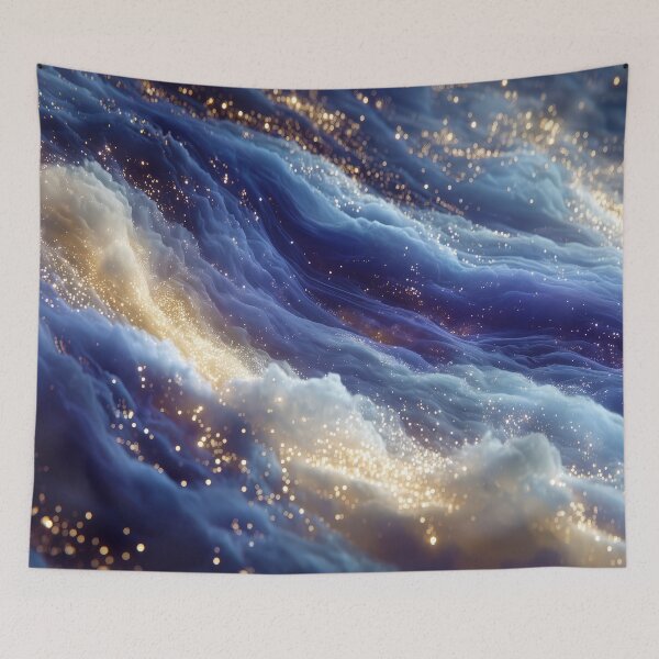Item preview, Mystical Purple & Cobalt Blue Universe - Celestial Glittering Abstract designed and sold by lematworks.