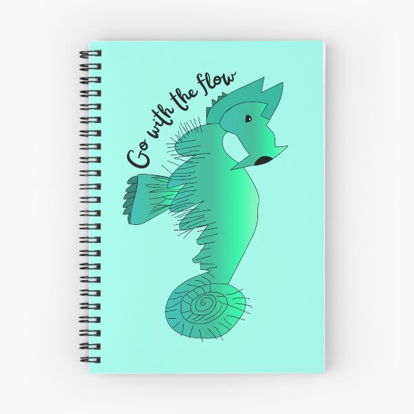 Item preview, Go With The Flow Green Seahorse by Everything Eli designed and sold by EverythingEli.