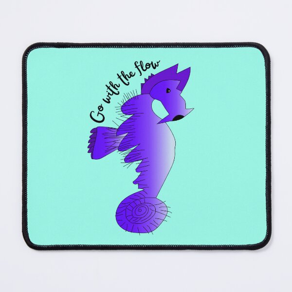 Item preview, Go With The Flow Purple Seahorse by Everything Eli designed and sold by EverythingEli.