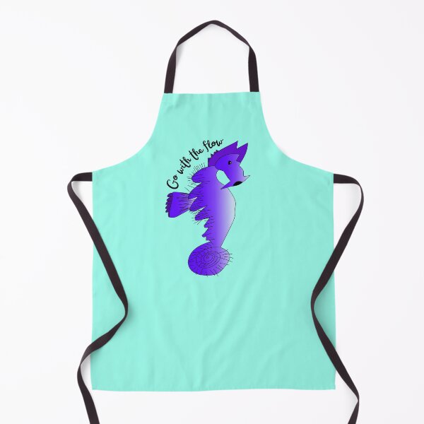 Item preview, Go With The Flow Purple Seahorse by Everything Eli designed and sold by EverythingEli.