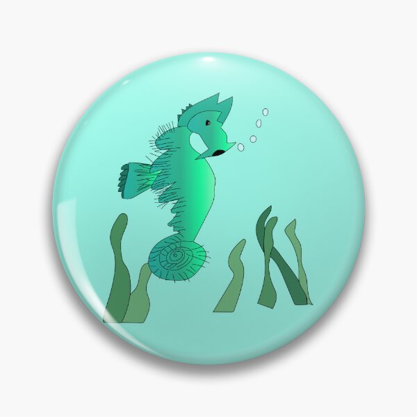 Item preview, Green Seahorse by Everything Eli designed and sold by EverythingEli.