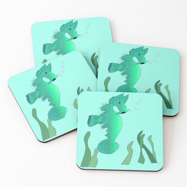 Item preview, Green Seahorse by Everything Eli designed and sold by EverythingEli.