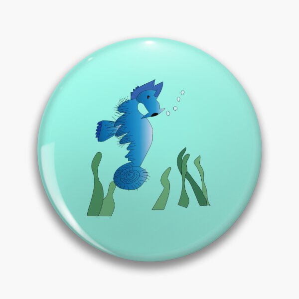 Item preview, Blue Seahorse by Everything Eli designed and sold by EverythingEli.