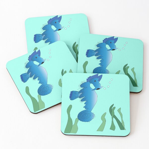Item preview, Blue Seahorse by Everything Eli designed and sold by EverythingEli.