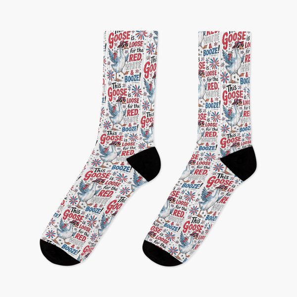 Item preview, 4Th Of July This Goose Is Loose For The Red White And Booze designed and sold by Cute-Collection.