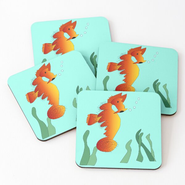 Item preview, Orange Seahorse by Everything Eli designed and sold by EverythingEli.