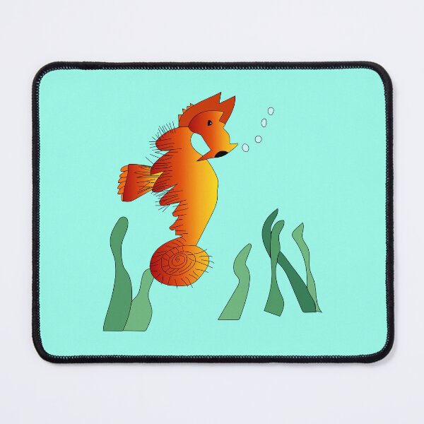 Item preview, Orange Seahorse by Everything Eli designed and sold by EverythingEli.