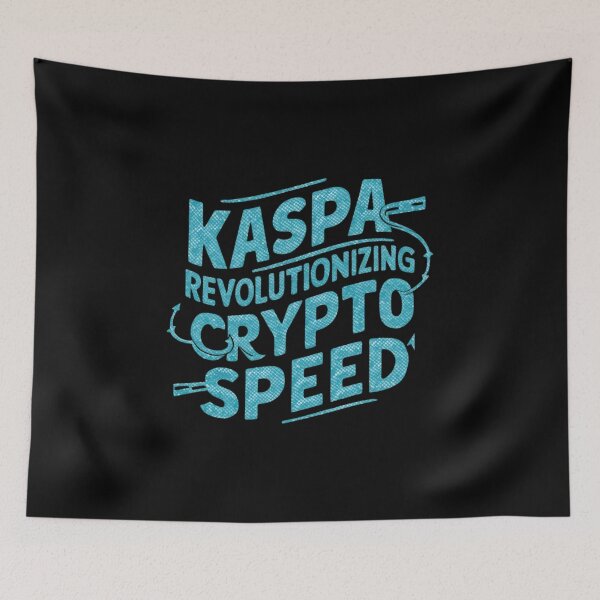 Item preview, Kaspa vs Fiat – Crypto Wins Design designed and sold by RadDeck.
