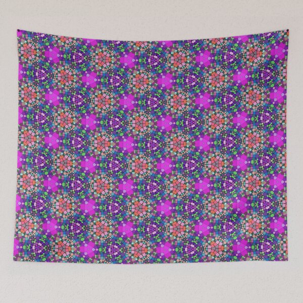 Item preview, abstract fabric aesthetics seamless colorful repeat pattern designed and sold by Abrahamjrnd.