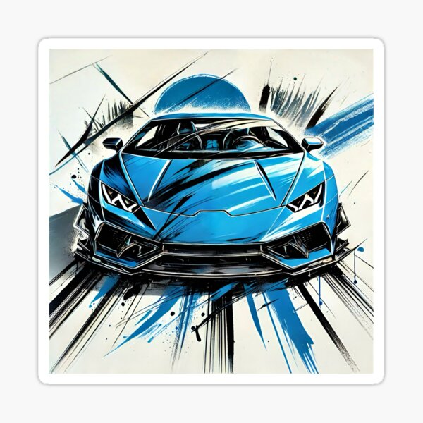 Item preview, Lambo Aventador Fanart (Blue) designed and sold by Peterson Designs.