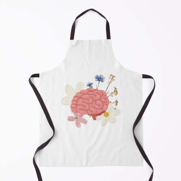 Item preview, Minimalist Brain Floral Pattern – Line Art Aesthetic Seamless Design designed and sold by EverMuse_0_0.