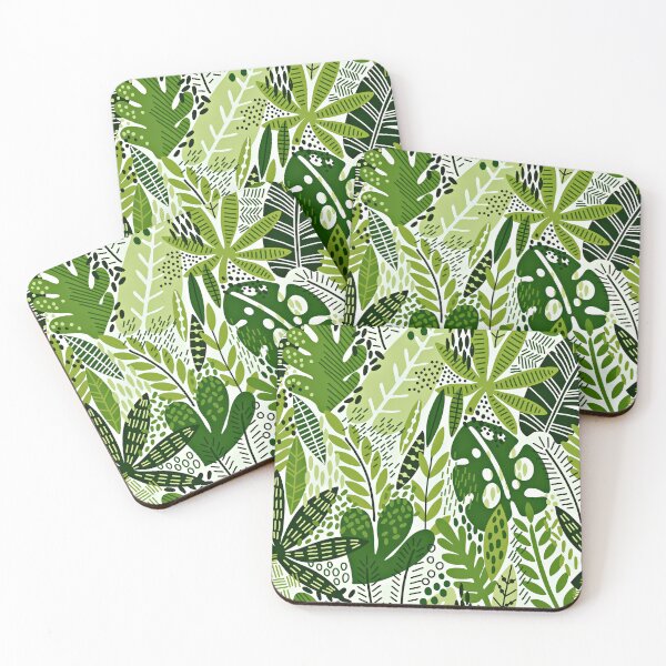 Item preview, Cool Jungle Green Leaves Exotic Abstract Art Designs designed and sold by DEC02.