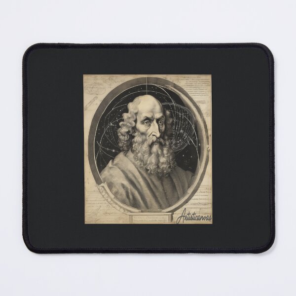 Item preview, "Archimedes' Vision: Classical Bust and Scientific Cosmos" designed and sold by Artisticanvas.