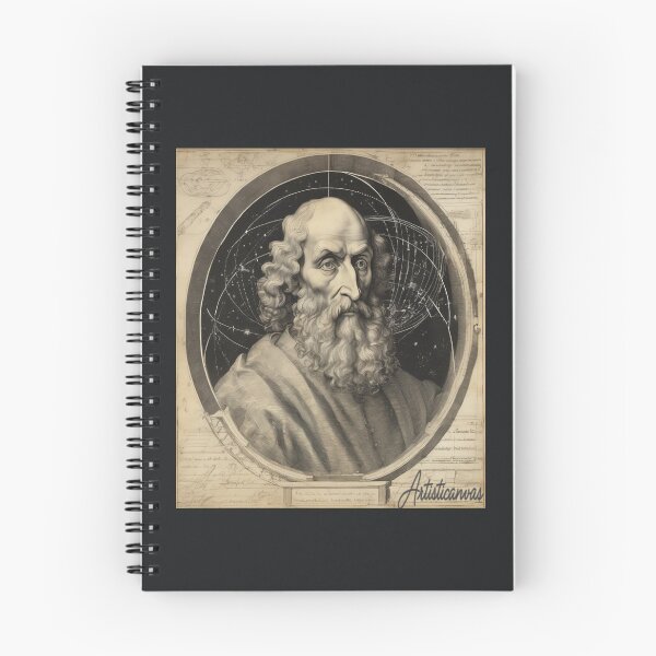 Item preview,  "Archimedes' Vision: Classical Bust and Scientific Cosmos" designed and sold by Artisticanvas.