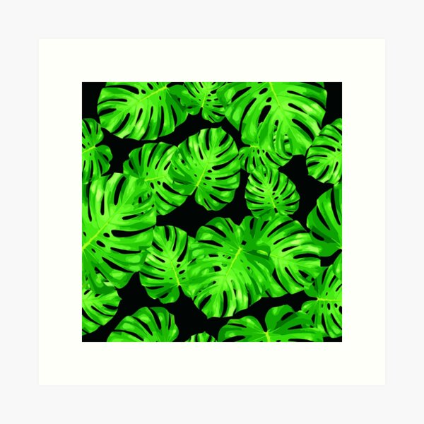 Item preview, Tropical Treasures Palm Leaves Monstera Pattern In Paradise designed and sold by DEC02.