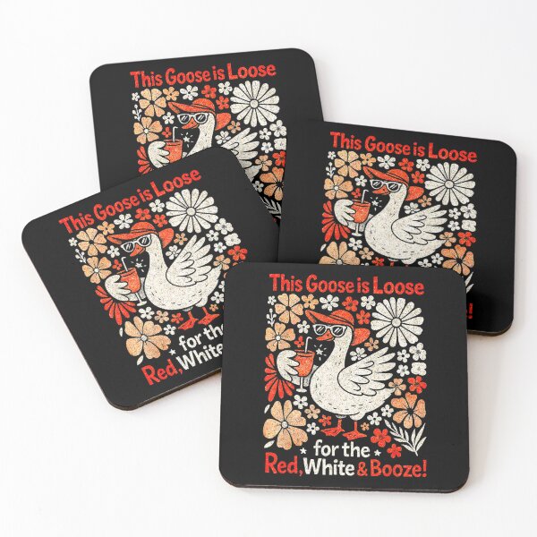 Item preview, 4Th Of July This Goose Is Loose Red White And Booze Goose designed and sold by Cute-Collection.