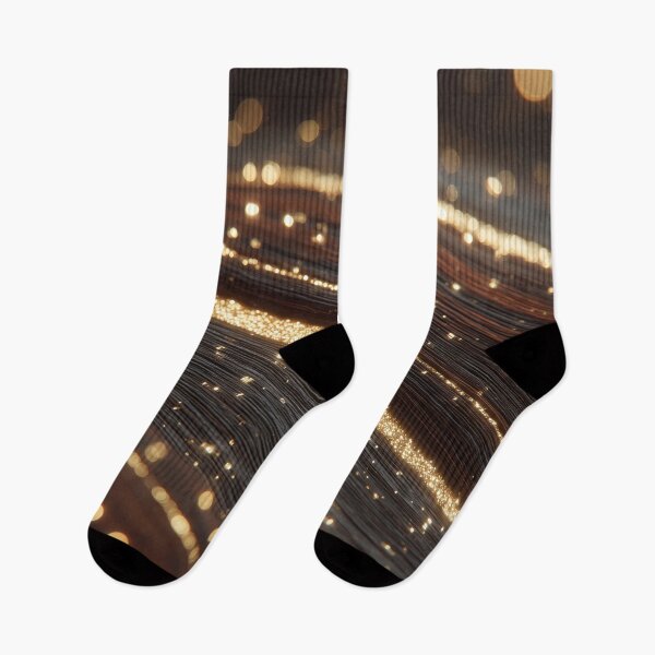 Item preview, Dark Walnut Wood Grain with Sparkling Gold Rivers - Luxury Decor designed and sold by lematworks.