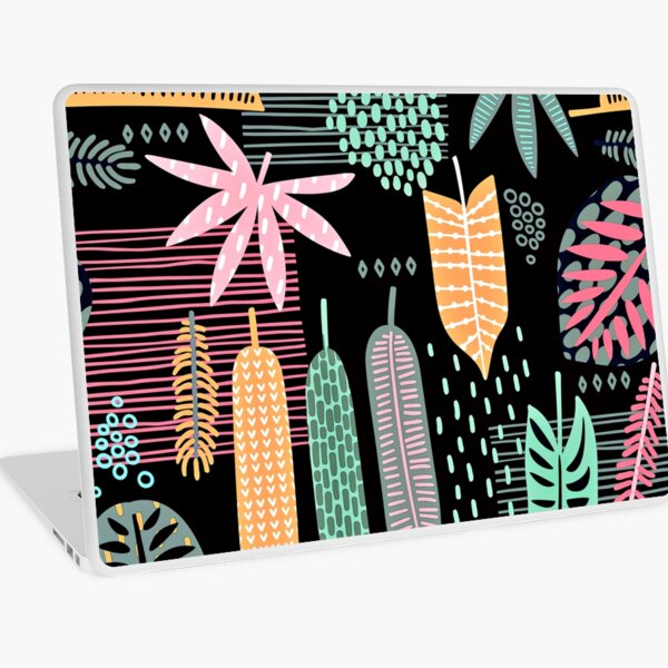 Item preview, Tropical Leaves Pink, Aqua And Yellow Abstract Leaves  designed and sold by DEC02.