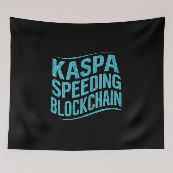 Item preview, Kaspa Tech Skull – Proof of Work Till Death designed and sold by RadDeck.