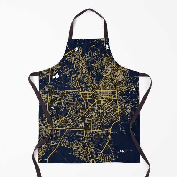 Item preview, Asmara City Map of Eritrea - Gold Art Deco designed and sold by deMAP.