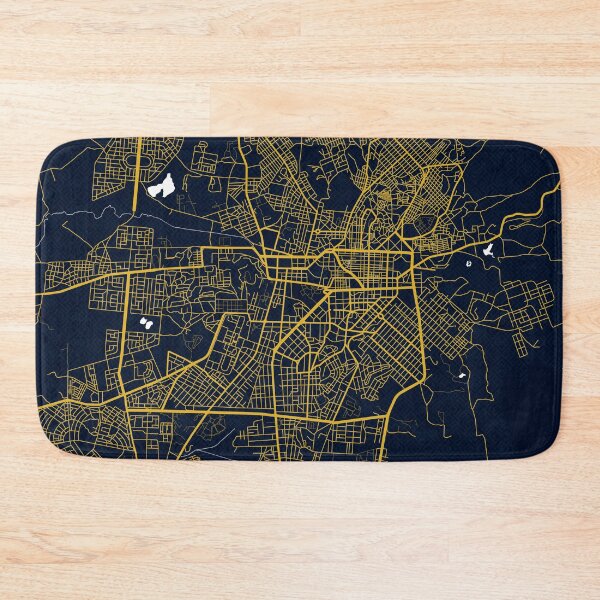Item preview, Asmara City Map of Eritrea - Gold Art Deco designed and sold by deMAP.