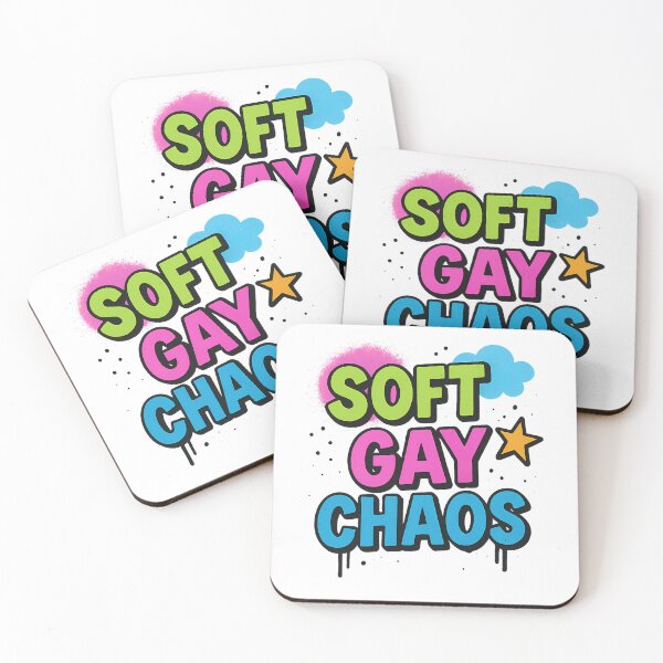 Item preview, Soft Gay Chaos – Vibrant Pride Art designed and sold by Haus Of Sin.