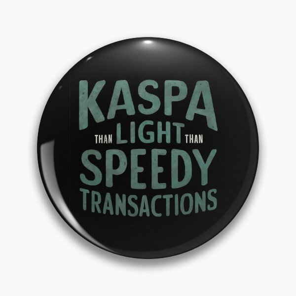 Item preview, Kaspa Minimal Logo Clean Crypto Design designed and sold by RadDeck.