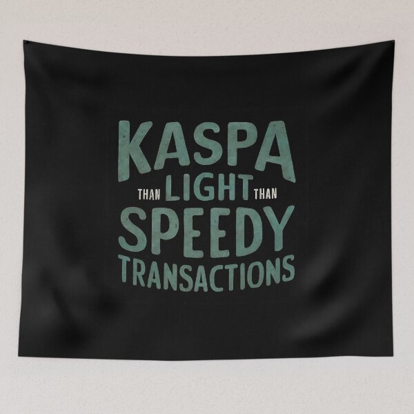 Item preview, Kaspa Minimal Logo Clean Crypto Design designed and sold by RadDeck.