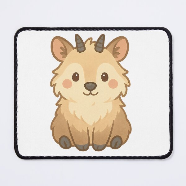 Item preview, Kawaii Japanese Serow – Mountain Forest Mascot designed and sold by NipponPop.