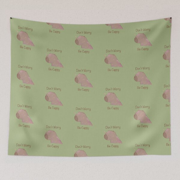 Item preview, Don’t Worry be Cappy designed and sold by KitKattyDesigns.