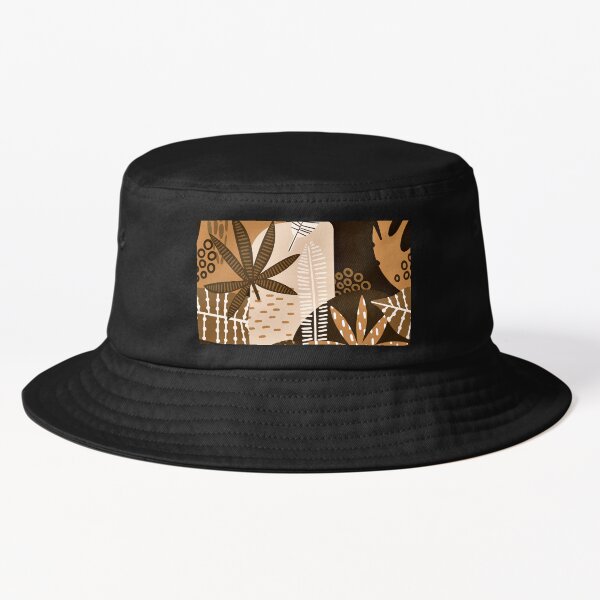 Item preview, Earthtones, Cream, And Espresso Hues Tropical Abstract Leaves designed and sold by DEC02.