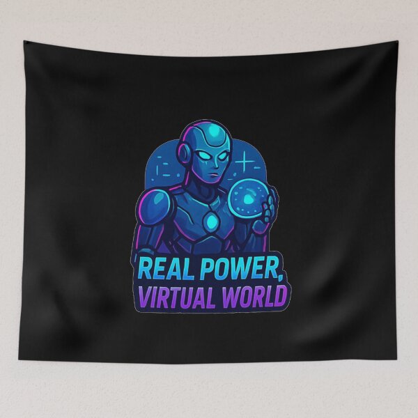 Item preview, Real Power, Virtual World designed and sold by okiiskandarart.