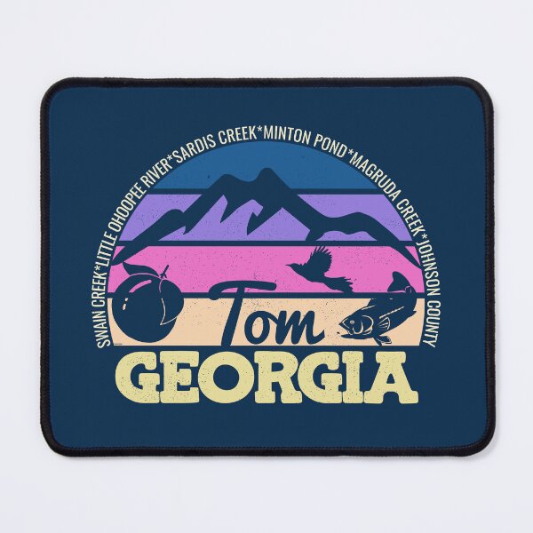 Item preview, Tom Georgia Sunset Retro Vintage Local Pride Logo designed and sold by CRHPOD20.