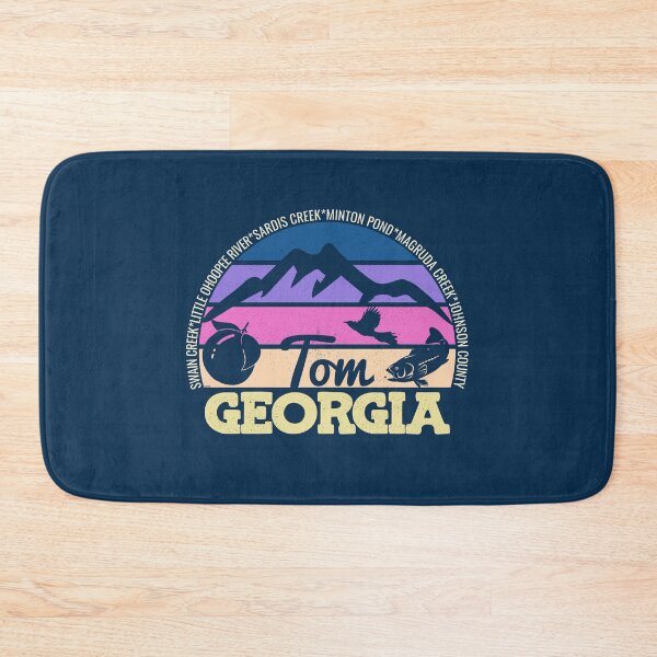 Item preview, Tom Georgia Sunset Retro Vintage Local Pride Logo designed and sold by CRHPOD20.