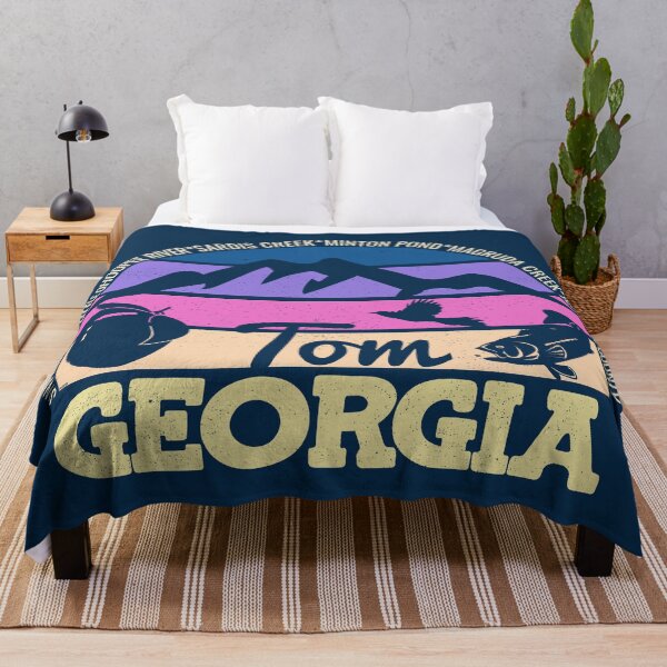 Item preview, Tom Georgia Sunset Retro Vintage Local Pride Logo designed and sold by CRHPOD20.