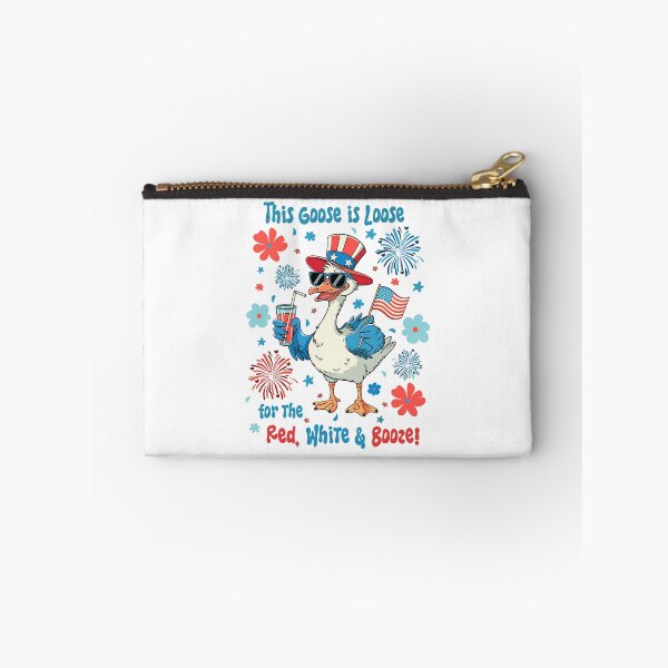 Item preview, Cute Funny This Goose Is Loose For The Red White And Booze designed and sold by Cute-Collection.