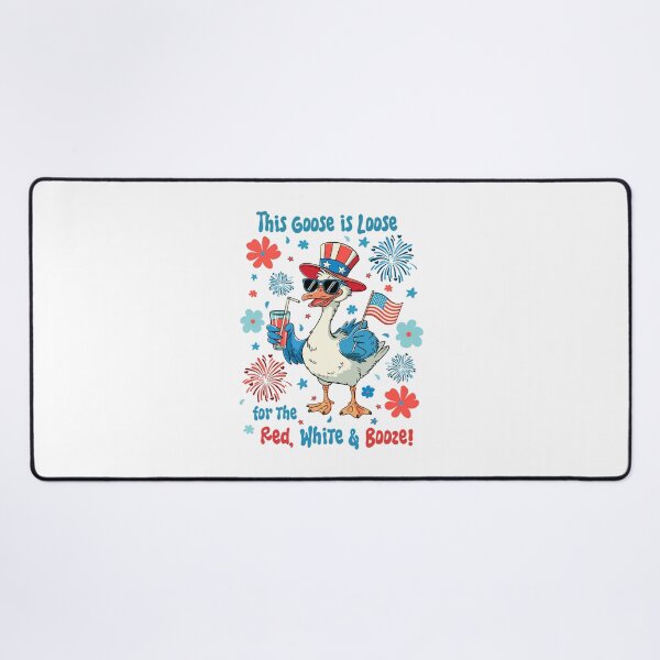 Item preview, Cute Funny This Goose Is Loose For The Red White And Booze designed and sold by Cute-Collection.